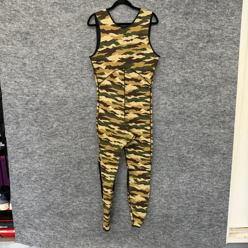 Hawaii Skin Diver Full Length Wetsuit‎ Women Large Camo Neoprene Sleeveless
